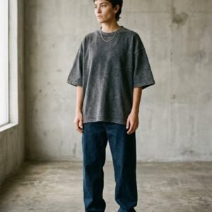 240 GSM Acid Wash Tee